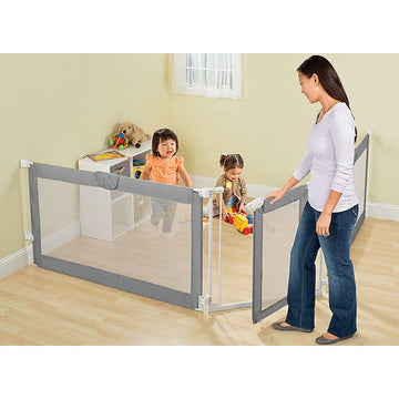 スーパーワイドゲイト グレー 日本育児【ラッピング不可商品】【送料無料 沖縄・一部地域を除く】